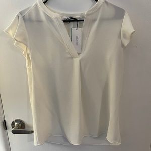 Calvin Klein Talia Flutter Sleeve Blouse